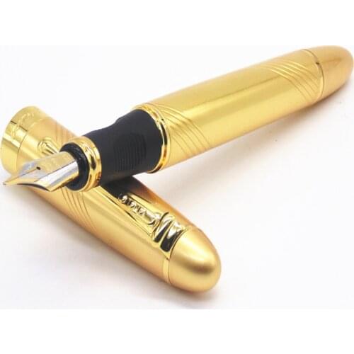 JINHAO X450 Luxurious Spiral Pearl Golden Business Medium Nib fountain Pen New office Business school writing pen
