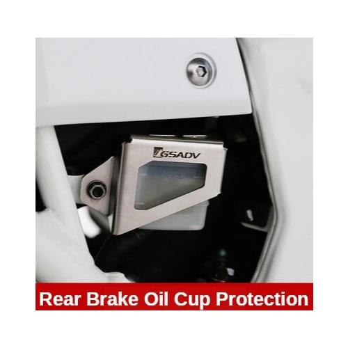 For Honda CRF1000L Rear Brake Oil Can Protection Cover Oil Cup Protector Steel Motorcycle Accessories