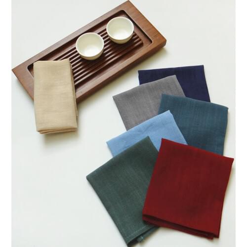 1Pcs Cotton Linen Table Napkin Cloth Kitchen Dinner Cup Dishes Fabric Napkins Cloth Home Wedding Party Table Decorative 40*30cm