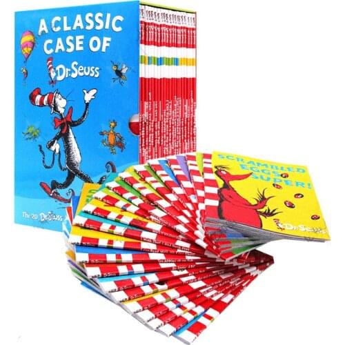 20 Books A Classic Case of Dr. Seuss Series Interesting Story Childrens English Picture Book Kids Reading Learning Toys
