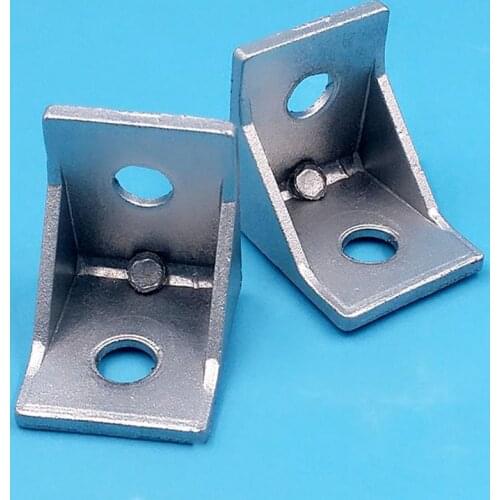 Aluminium Extruded Sections 30/40 Connection Corner Bracket 8pcs