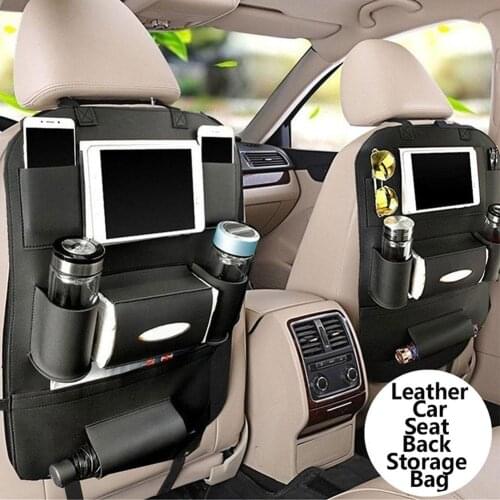 Car Backseat Organizer with Tablet Holder Storage Pockets Kick Mats Car Seat Back Protectors for Kids Toddlers