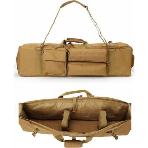 Tactical M249 Gun Bag Airsoft Military Hunting Shooting Rifle Backpack Outdoor Gun Carrying Protection Case With Shoulder Strap