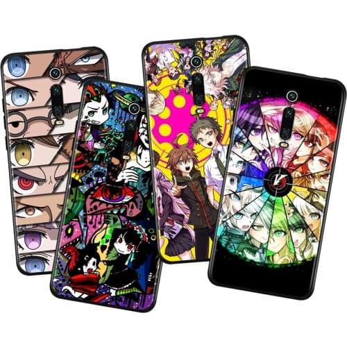 Danganronpa Anime Game Silicone Cover For Xiaomi Redmi K40 Gaming K30i K30T K30S K30 Ultra K20 10X Pro Black Phone Case