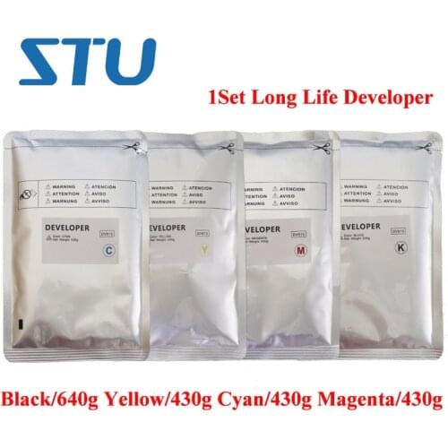 DV613 1Set Compatible CMYK Developer for Konica Minolta bizhub C451 C550 C650 C452 C552 C652 BH C451 C550 C650 C452 C552 C652