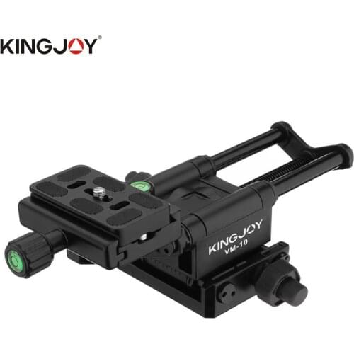 KINGJOY Aluminium Universal Macro-focusing Ballhead Ball Head Close-up Shooting Camera Support Holder Tripod Head for Camera