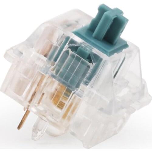 DUROCK T1 Tactile Keyboard Switch Clear Housing Machanical Keyboard Switch 67g Tactile Key Switches for DIY Keyboards