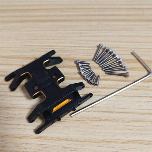 Aluminum Alloy Center Wave Box Chassis Mount Base Plate Holder for 1/24 Axial SCX24 90081 RC Car Spare Part