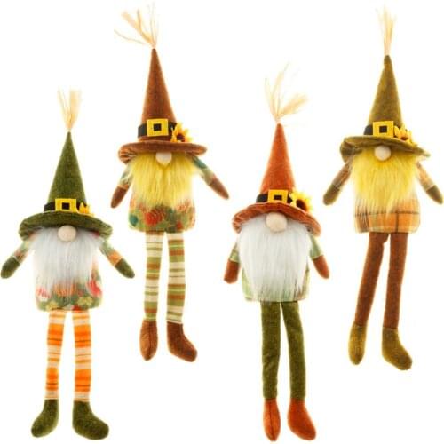 Thanksgiving Faceless Dolls Handmade Dwarf Decoration For Kids Halloween Gifts Room Holiday Decoration Birthday Gift