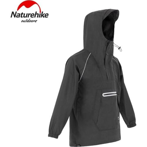 Naturehike Outdoor Waterproof Coat Portable Camping Raincoat Ultralight Poncho Windproof Breathable Rainwear For Hiking Travel