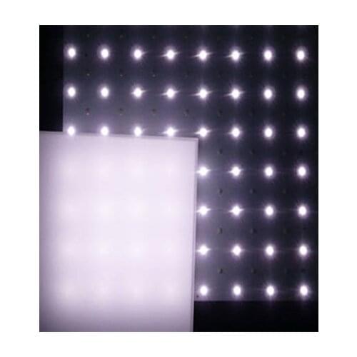 PS diffuser milky, transparent single-sided frosted diffuser diffuser lamp cover light transmission plate LED light sheet