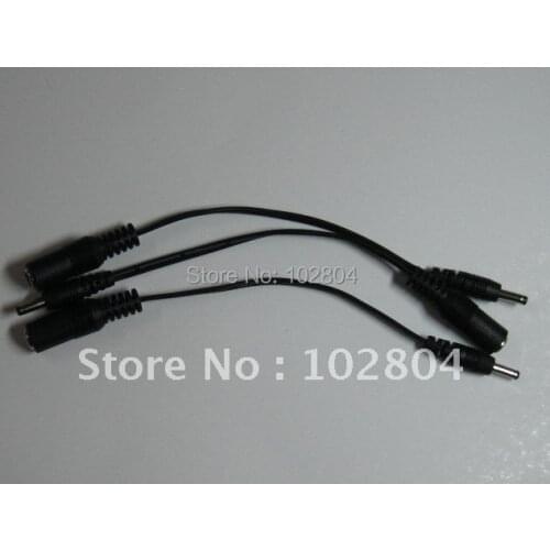 DC Power Jack 5.5x2.1mm Female to 3.5x1.35mm Male Plug Cable 18cm 0.18m 4 Pcs Per Lot High Quality HOT Sale