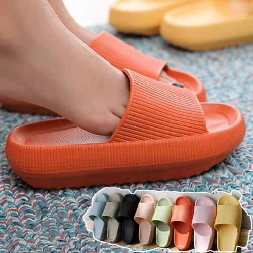 Universal Quick-drying Thickened Non-slip Sandals Thick Sole House Slippers Bathroom Footwear Summer Beach Sandal