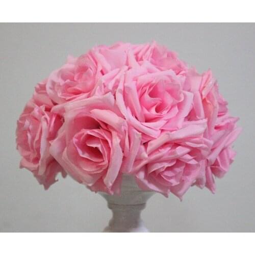 SPR Free shipping 15CM*20pcs/lot flower ball wedding decoration artificial flowers kissing flower ball