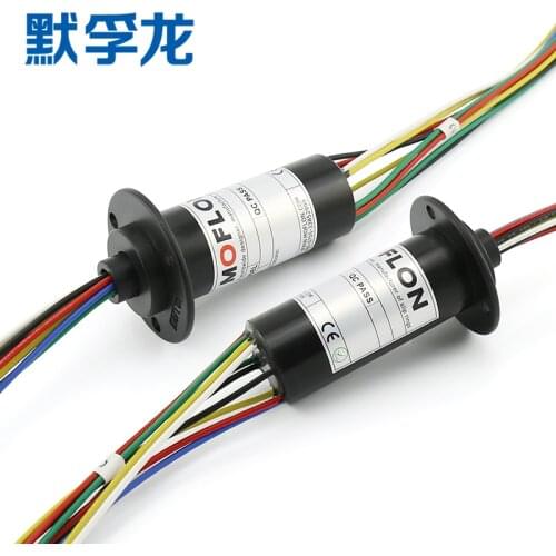 Slip ring 6A 10A cap type conductive slip ring 8 10 12 circuit collector ring electric rotating connector conductive ring brush