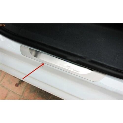 For Peugeot 408 2014-2019 High-quality stainless steel Ultra-thin Threshold bar Welcome pedal Anti-scratch Car styling