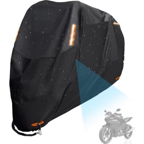 300D Motorcycle Cover Universal Outdoor UV Protector Waterproof Bike Rain Dustproof Motor Scooter Cover M L XL 2XL 3XL 4XL