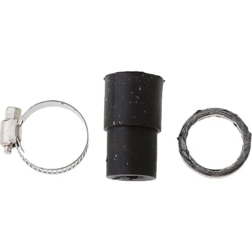 Exhaust Muffler Pipe Assembly Gasket Rubber Seal Clamp Fit for Yamaha