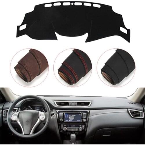 Console Dashboard Suede Mat Protector Sunshield Cover Fit For Nissan Xtrail X-trail T32 2014-2018