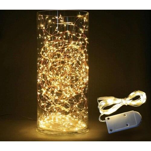 1-3M LED String Lights Home DIY Fairy Light Christmas Bottle Lights String Party Wedding Decoration Battery Powered LED Garland