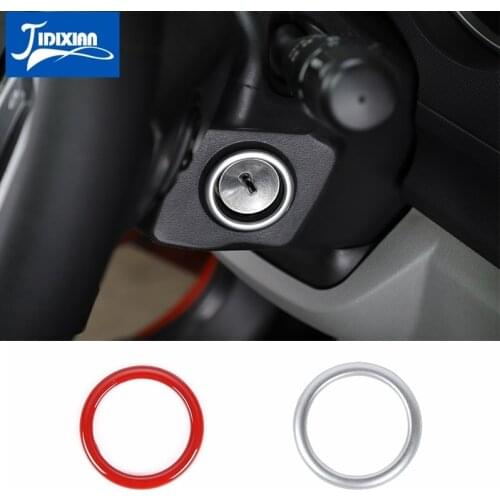 Car Ignition Push Button Switch Decoration Cover Stickers for Jeep Liberty 2007 2008 2009 2010 2011 2012 Exterior Accessories