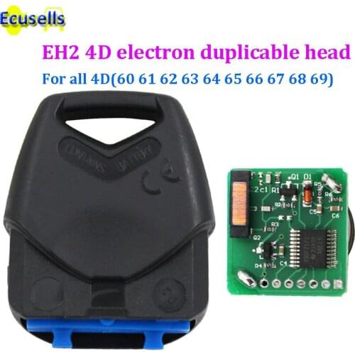 Auto Car Transponder Chip EH2 4D electron duplicable head with chip and battery for all 4D ( 60 61 62 63 64 65 66 67 68 69 )