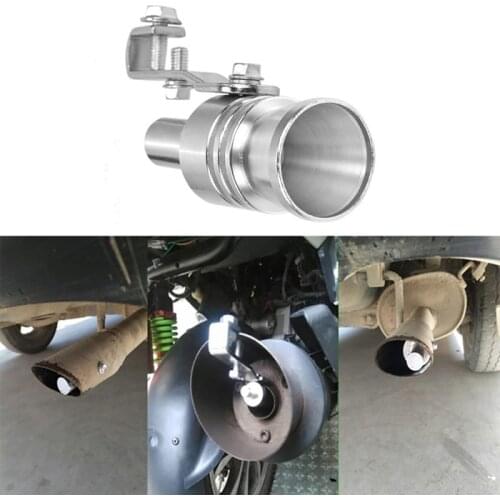 Car Exhaust Fake Turbo Whistle Pipe Sound Muffler Blow Off Valve Universal Simulator Whistler Turbo Sound Simulator Whistle