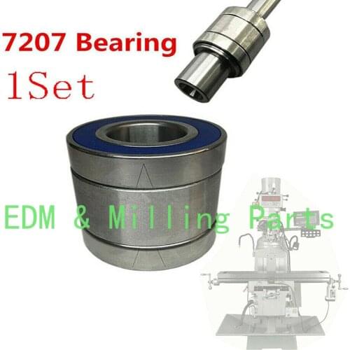 Milling Machine Steel R8 Spindle 7207DB Bearing CNC Vertical Mill Part For Bridgeport