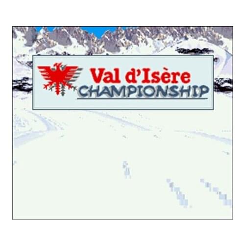 Val d'Isere Championship NTSC Version 16 Bit 46 Pin Big Gray Game Card For USA Game Players