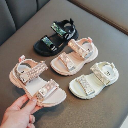 26-37 Spring Summer Children Shoes For Girl Boy 2021 New Casual Fashion Gladiator Active Kid Baby Toddler Leather Sandles