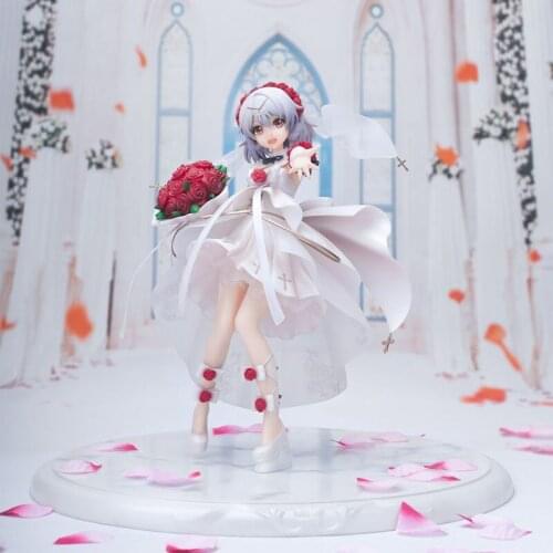 Mihoyo Apex Houkai 3rd Theresa Apokalypse Rosy Bridesmaid Ver. PVC Action Figure Anime Figure Model Toys Collectible Doll
