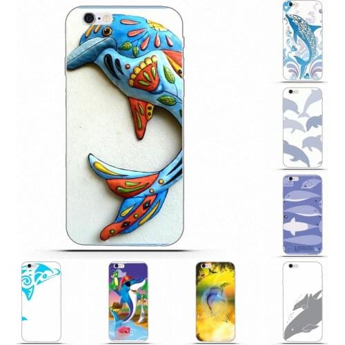 Wexoeq Cut Dolphin Soft TPU Coque Case Capa For Sony Xperia Z Z1 Z2 Z3 Z4 Z5 compact Mini Premium M2 M4 M5 T3 E3 E5 XA