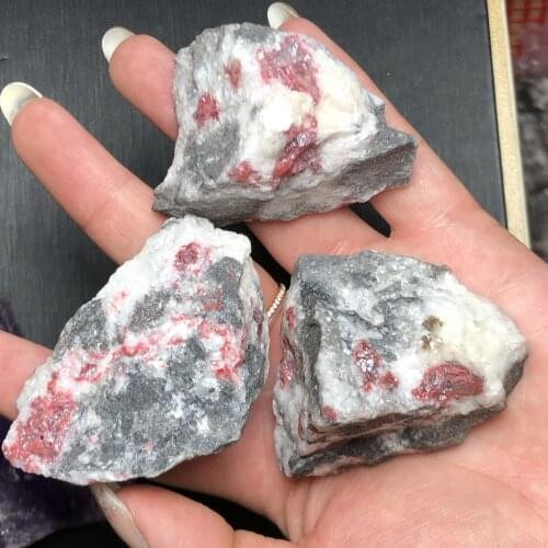 Natural rough rundum stones and minerals reiki healing crystal raw red gemstone specimen