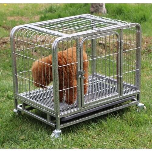 Wholesale Pet products 62(L)*44(W)*55(H) dog cage small-sized dogs home kennel for Chihuahua pomeranian poodle Yorkshire