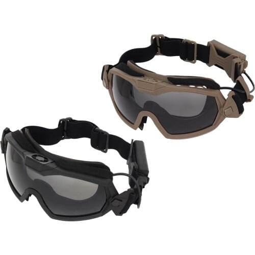 Deluxe Tactical Goggles UV400 Women Men Goggle Shockproof Paintball Eyewear