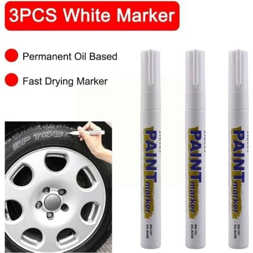 Tire paint pen photo album pen paint pen gold silver colors automotive pen goods graffiti 8 R7C1