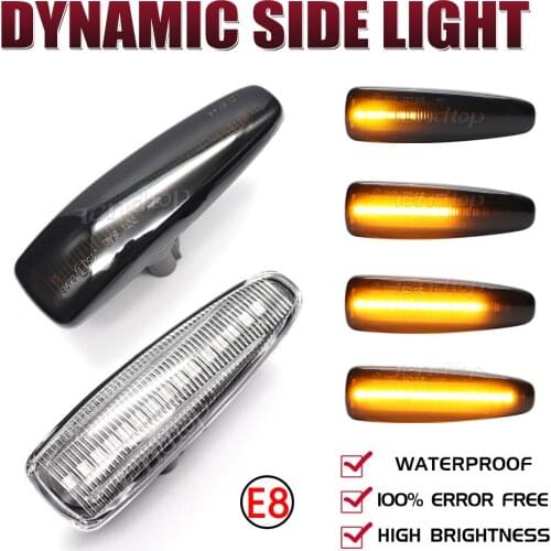 Led Dynamic Side Marker Turn Signal Sequential Blinker Light For Mistubishi Outlander Sport Mirage Sport Lancer Evolution X