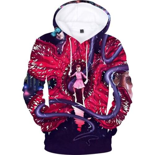 Stranger Things Cosplay Hoodie Costume Pullover Stranger Things Hoodie Sweatshirt Coat
