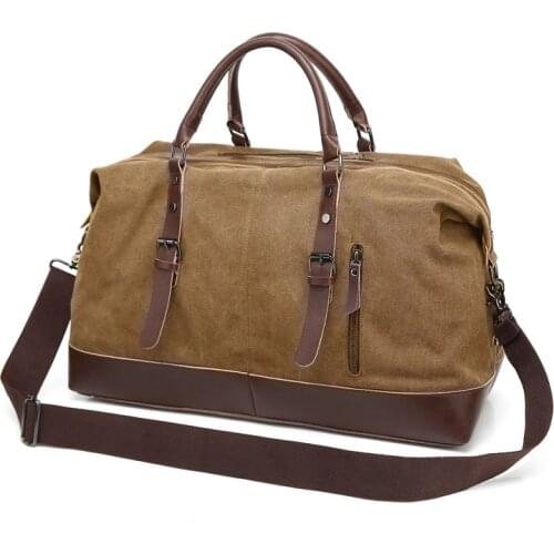 Large Capacity Travel Bags Luggage Canvas Bag Leisure Handbags Cut-proof Shoulder Bags Overnight messenger bagTravel Bags