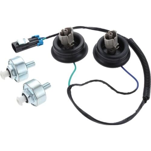 Replaces 12589867 2133521 10456603 AS10017 8104566030 Knock Sensor Wire Harness Kit for Buick Cadillac Chevy GMC Hummer Pontiac