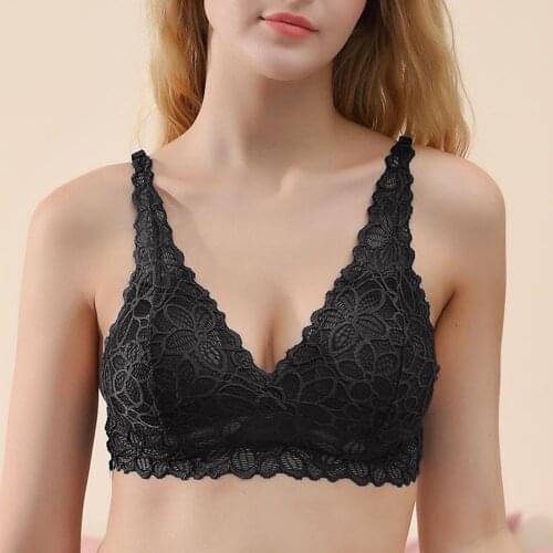 Women Sexy Lace Bra Female Bralette Push Up Seamless Tube Sleep Dormir Tops Plus Size Lingerie Underwear Brassieres 2021
