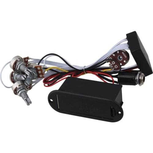 2/3 Band Active Bass Preamp Equalizer 4/5 Controls for active pickups