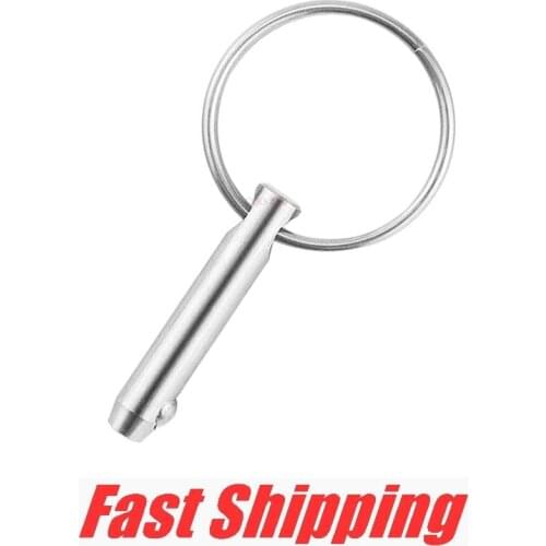 5mm 316 stainless steel ball pin Boat Bimini Top Deck Fast safety pin for ship Spring steel pin Marine hardware accessories