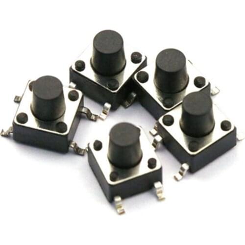 6 * 6 * 7mm touch switch patch 4-pin micro button switch (10pcs)