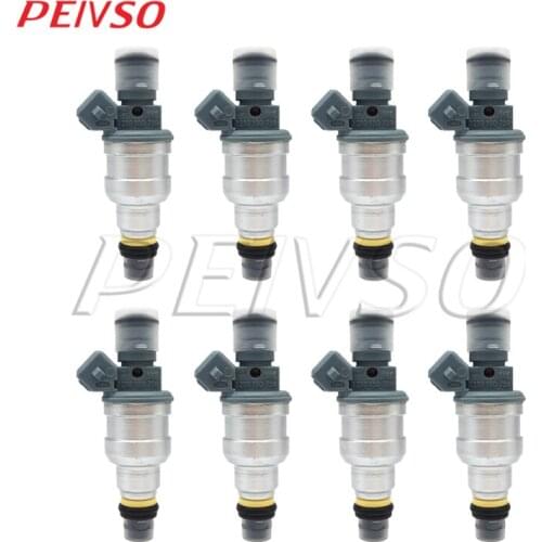 8x 0280150759 E8TE-B10 fuel injector for For-d F-250 91~96 7.5L Mustang 93~96 5.0L F-350 91~97 7.5L E-350 91~96 7.5L V8