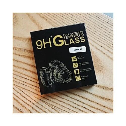 9H+ Thickness Highly Clarity Film Tempered Glass LCD Screen Protector for canon EOS R6 R5 r5 r6 Digital Camera
