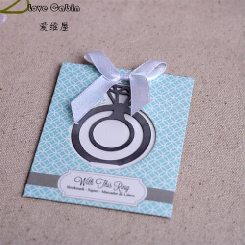Diamond Ring Bookmark Wedding Favors And Gifts Wedding Supplies Wedding Souvenirs Wedding Gifts For Guests Party Favors 60pcs
