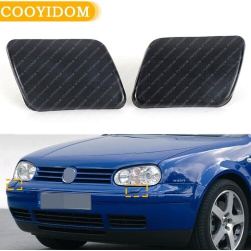 Car Front Bumper Headlight Washer Nozzle Cover Cap For VW Golf 4 IV Mk4 1998 1999 2000 2001 2002 2003 2004 2005 2006 car-styling