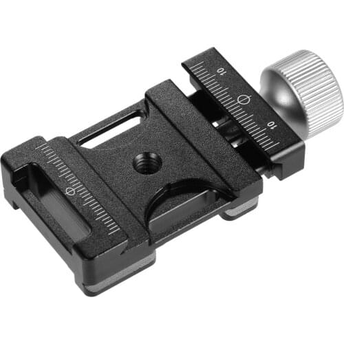 Quick Release Clamp 38mm Aluminum Screw Knob Clamp Compatible with Arca-Swiss QR Plate