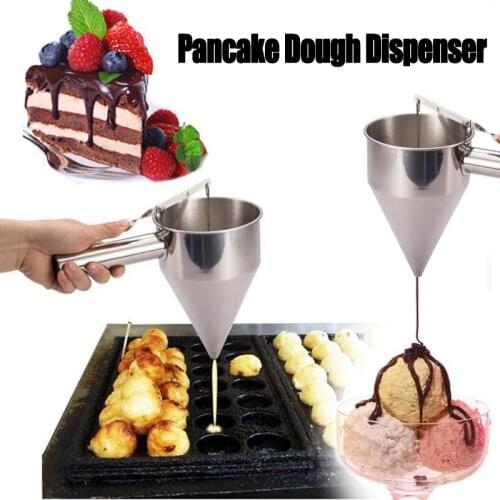 Pancake Cupcakes Batter Dispenser Waffle Cake Dough Funnel Cream Separator Doser Valve Baking Tools Muffins Pourer